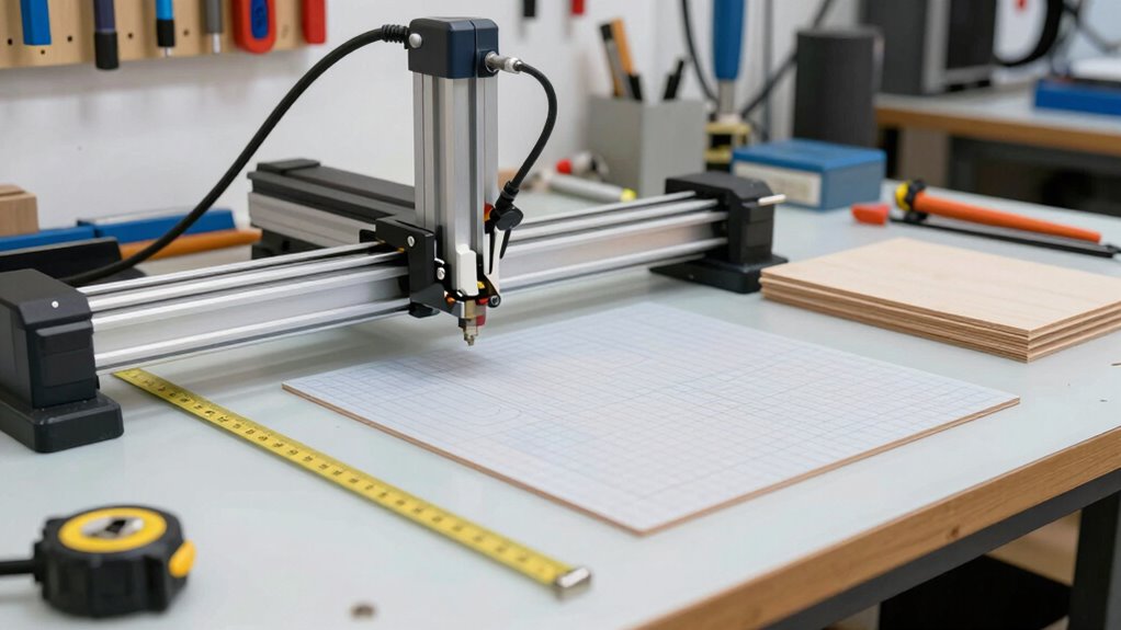 assess workspace dimensions accurately