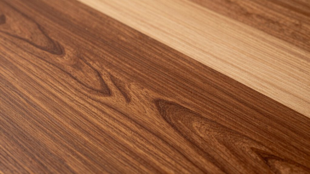 balancing wood tone contrast