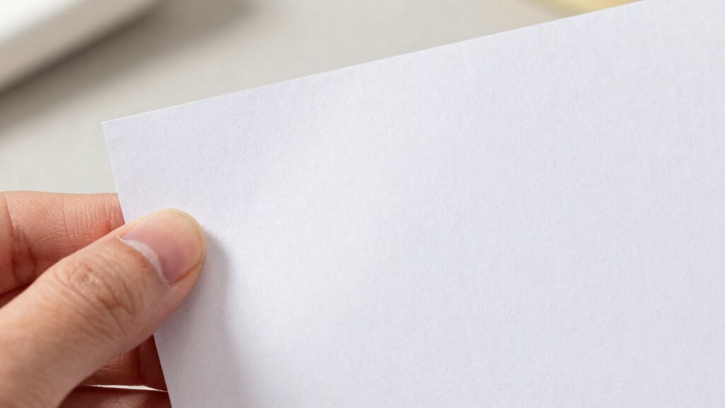 choose suitable textured paper