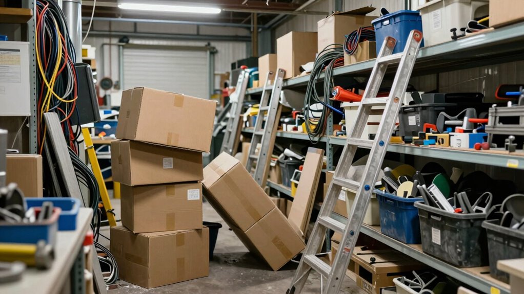 clutter increases safety hazards