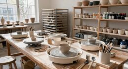 designing a pottery studio layout