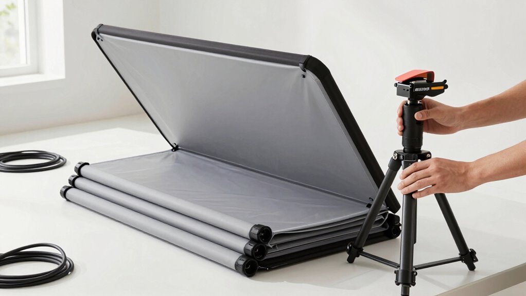 efficient small studio setup