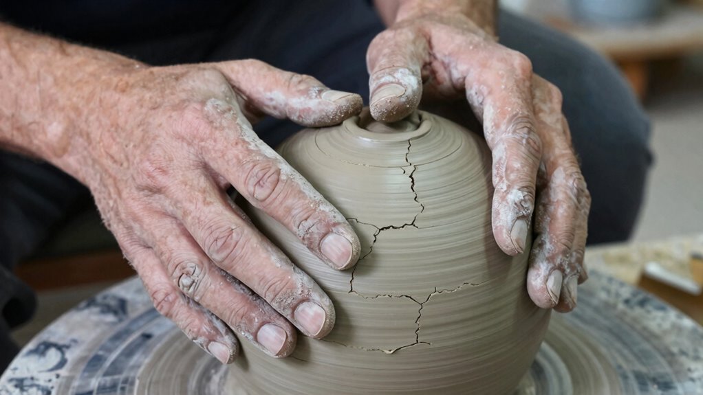 gentle handling preserves clay integrity