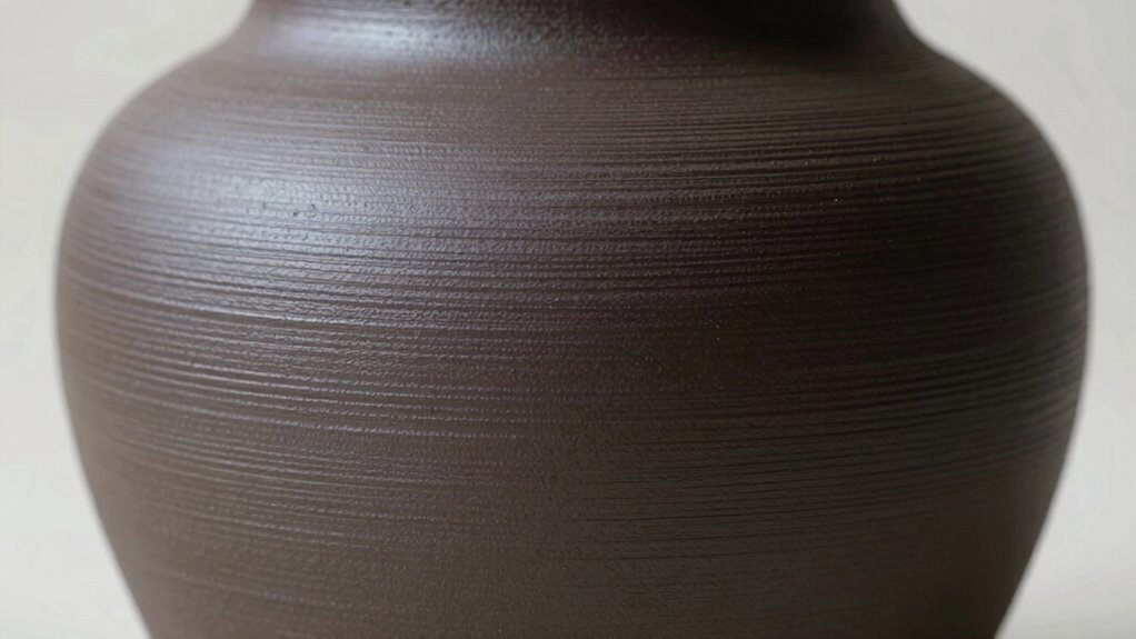 harmonious textured pottery design