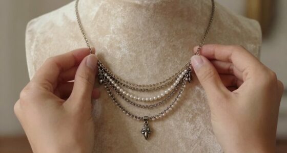 improve necklace drape technique