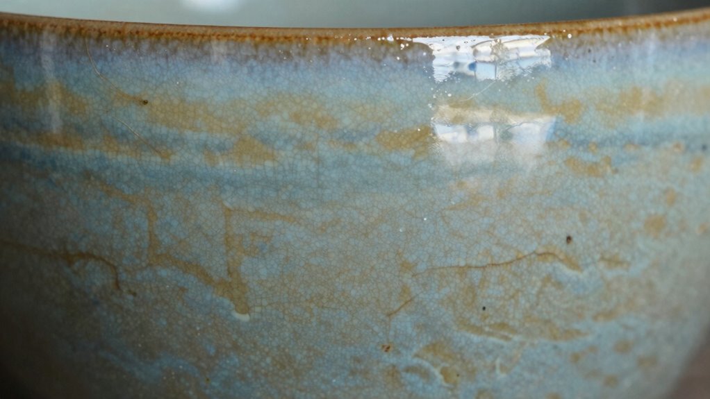 inspect glaze surface carefully