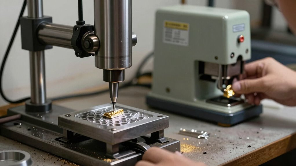 jewelry pressing machinery functions