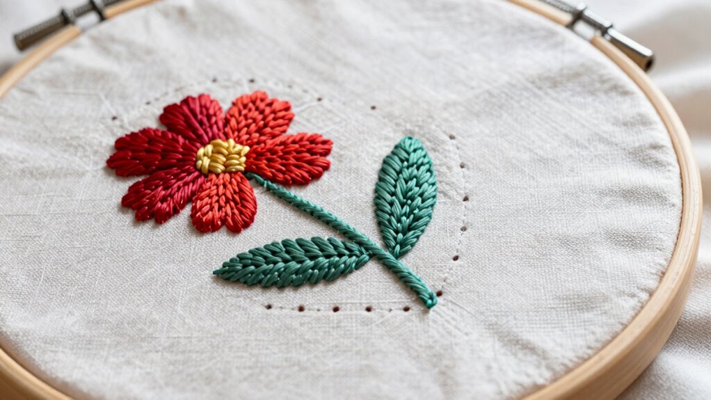 neat back embroidery techniques