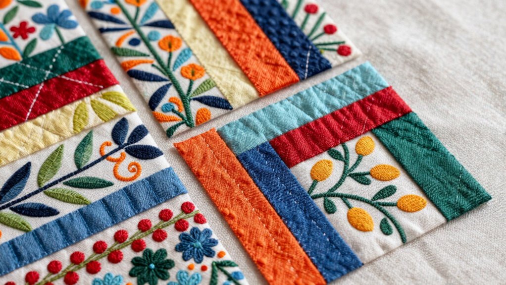 neat precise fabric edges