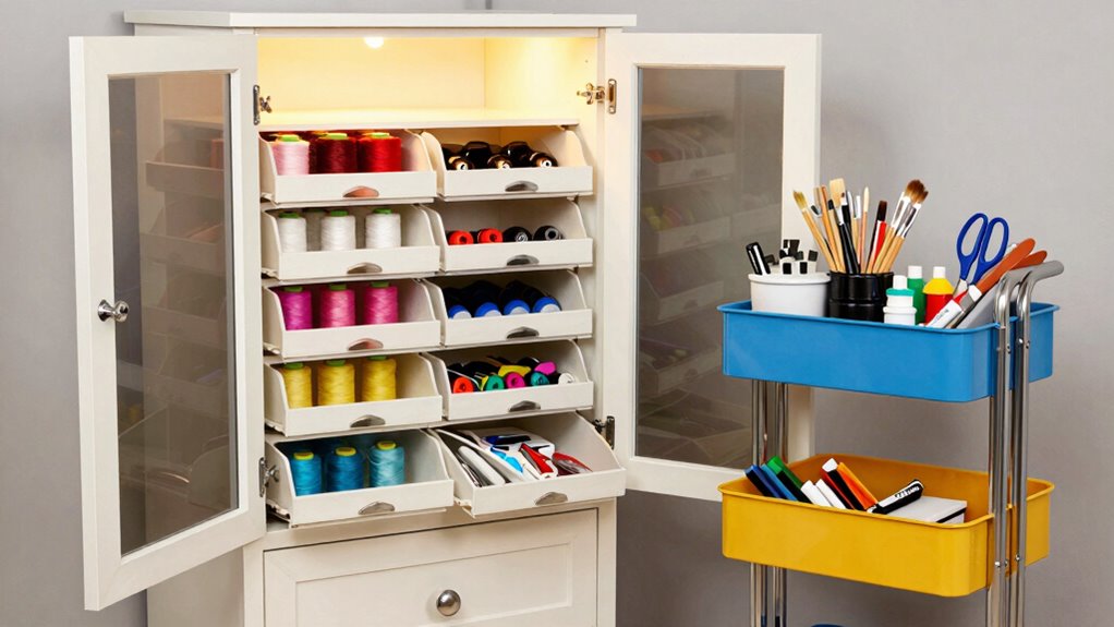 organized efficient sustainable workspace