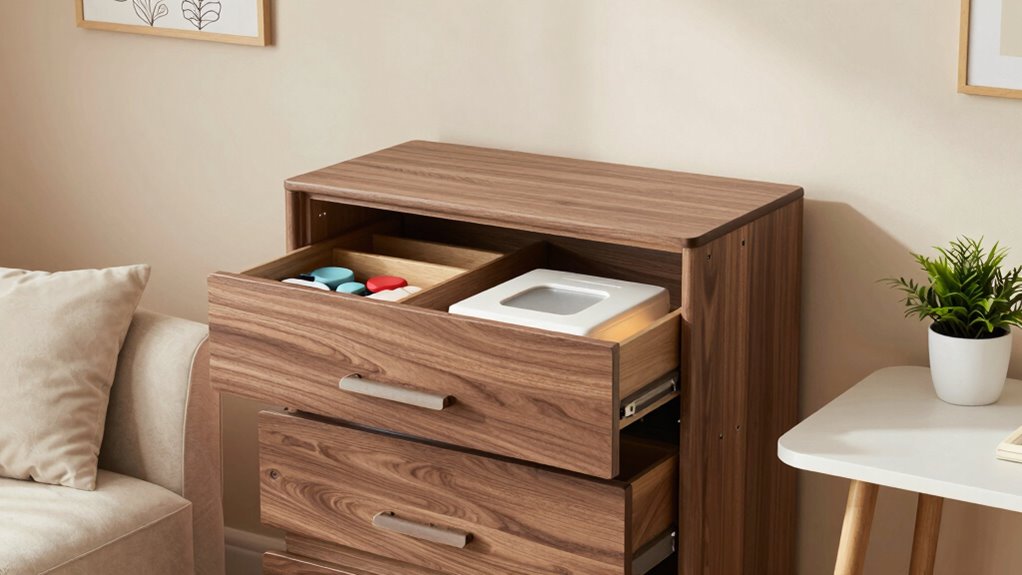 organized ergonomic sewing workspace