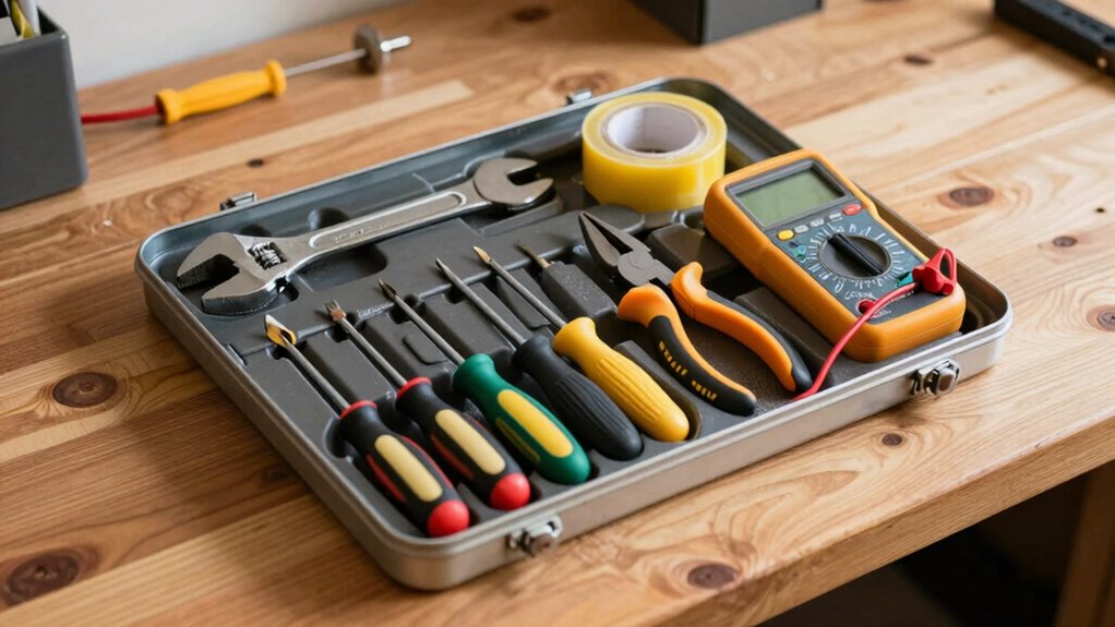organized versatile repair toolkit