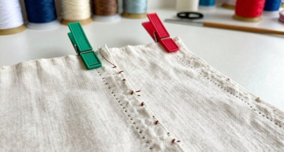 pin and sew securely