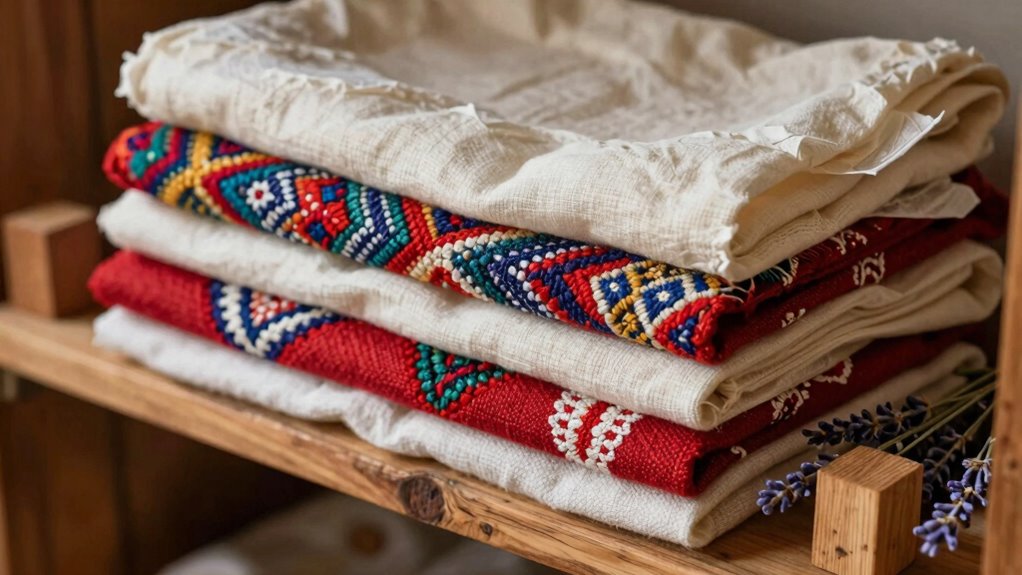 preserve textiles in cool dry conditions