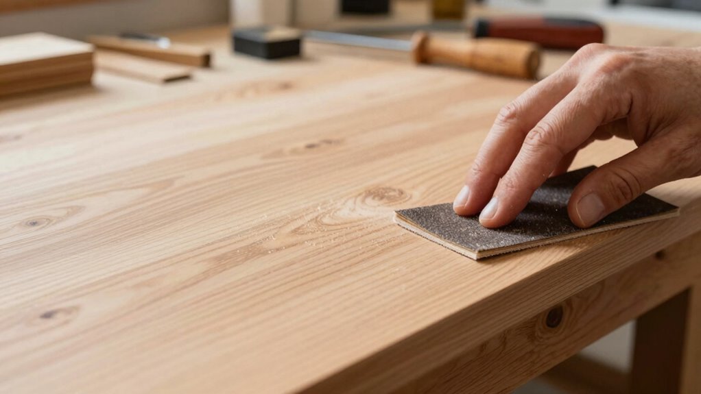 prevent sanding from softening