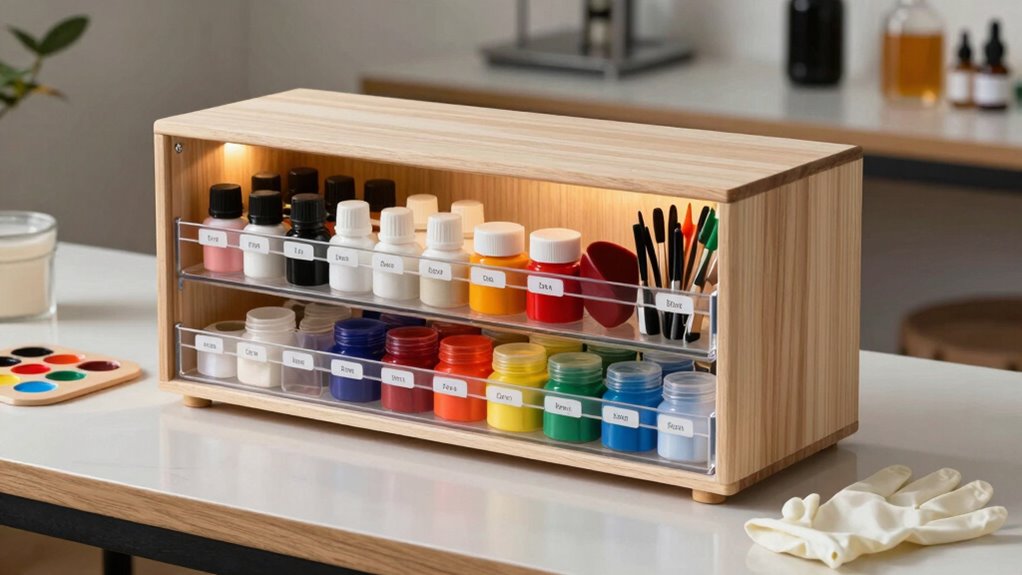 resin supply storage solution