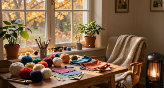 seasonal comfort for crafts