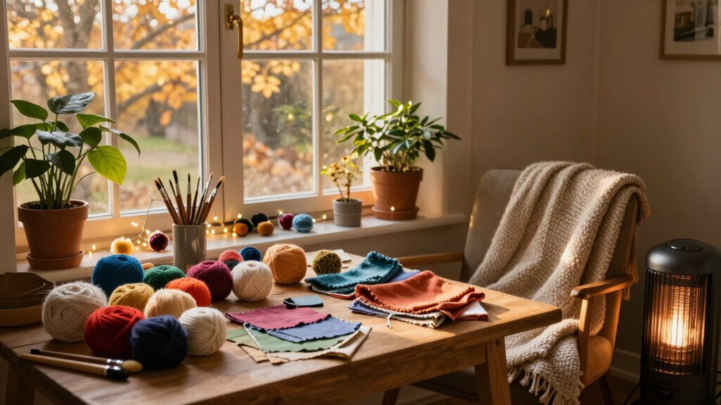 seasonal comfort for crafts