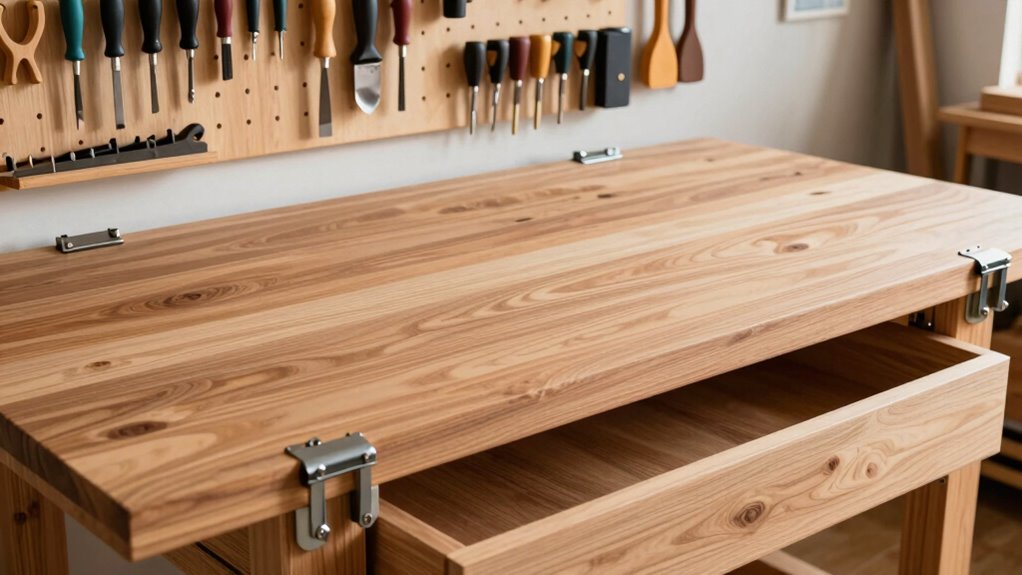 sturdy organized ergonomic workspace