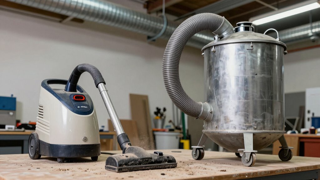 vacuum vs dust collector
