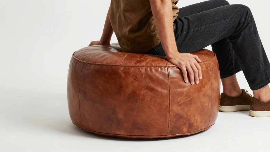 9 Best Leather Pouf Ottoman Handmade Style in 2026