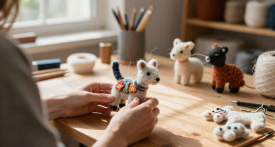 Animals and Ornament Emerge from Felted Wool in Holly Guertin’s Textiles