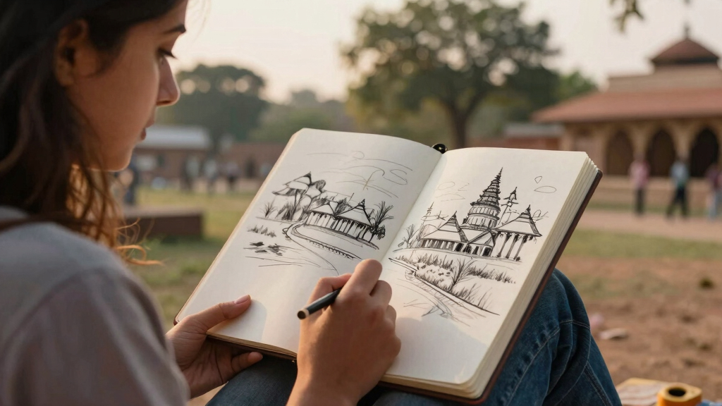 An Englishwoman Who Sketched India Before Photography Took Hold
