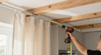 I Put A Curtain Rod On My Kitchen Ceiling, And Now I’m Doing It In Every Room