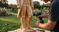 Trump Installs Thomas Jefferson Statue In The Rose Garden