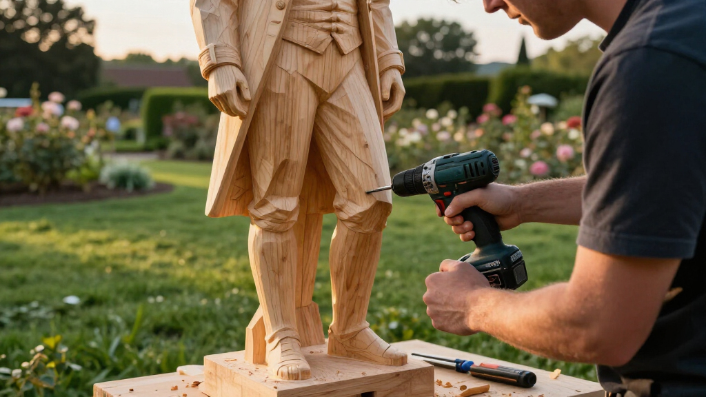 Trump Installs Thomas Jefferson Statue In The Rose Garden