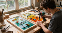 Veks Van Hillik Suspends Fish, Insects, and Other Objects in Surreal Murals