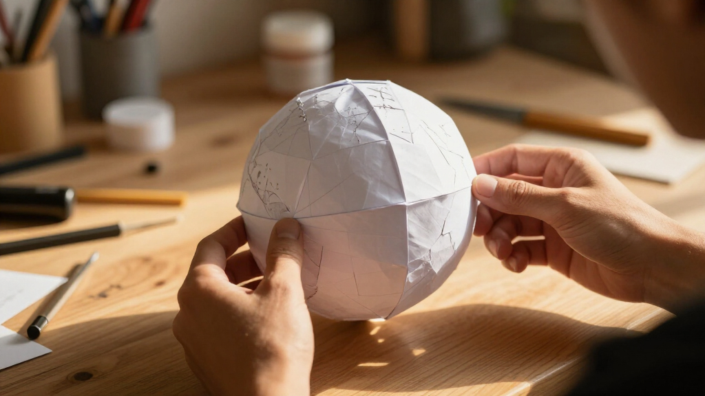 Folding Paper Globes