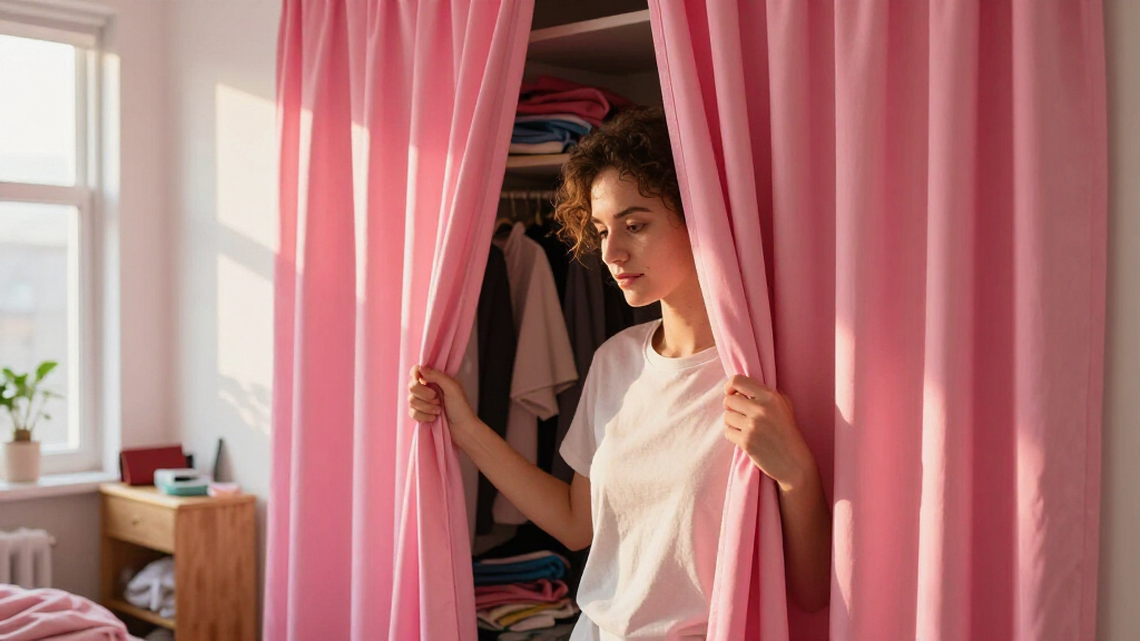I Ditched My Closet Doors For $60 Pleated Curtains (See Why!)