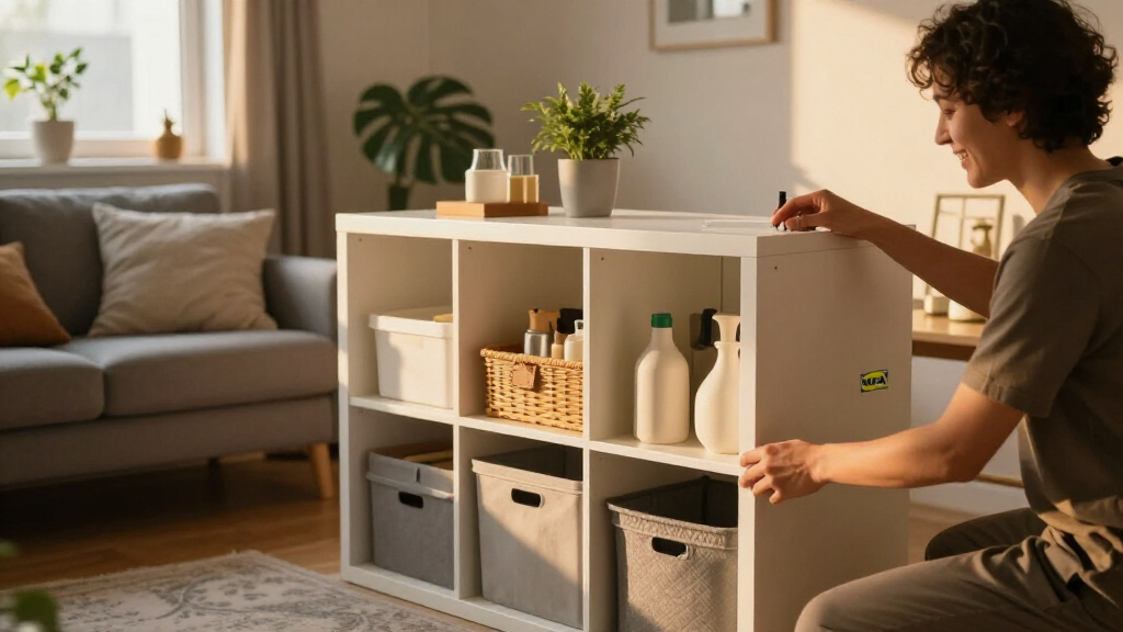 IKEA’s $13 Storage Gem Solved My Small Living Room Problems