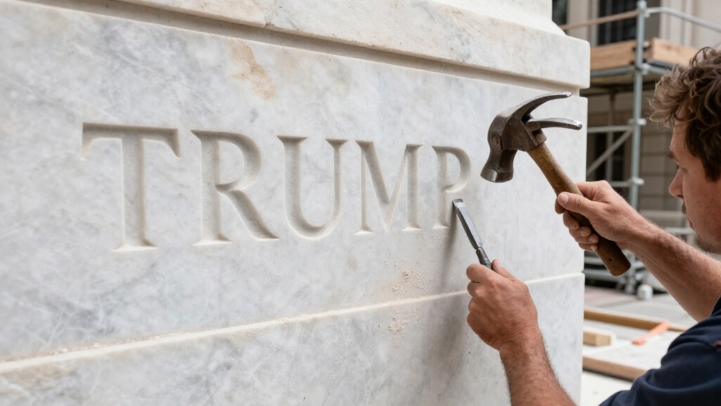 Kennedy Center Board Votes To Carve Trump’s Name Into The Building’s Marble Facade
