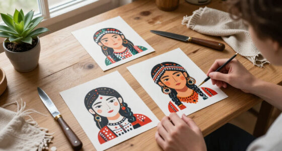 Karla Wong’s Folkloric Portraits Conjure Mysterious Portals To Another World