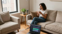 Podcaster Amanda Hirsch’s NYC Apartment Feels Like A Quiet, Hotel-Like Escape From The City