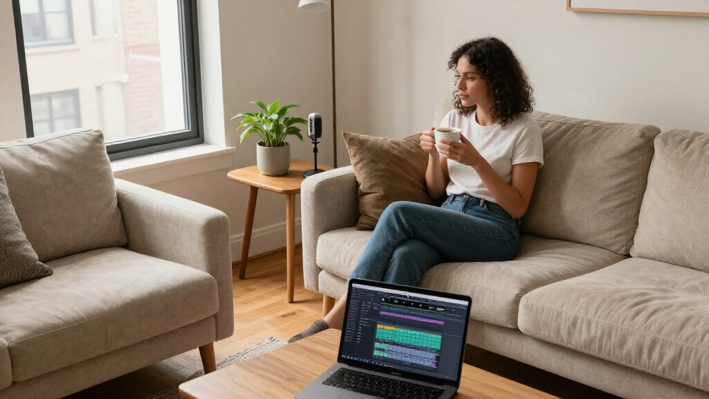 Podcaster Amanda Hirsch’s NYC Apartment Feels Like A Quiet, Hotel-Like Escape From The City