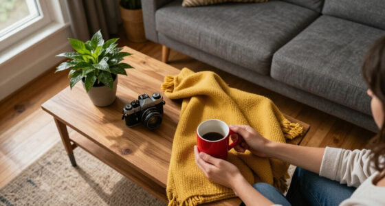 They Took A Risk On Mustard And Red — It Completely Changed This Living Room