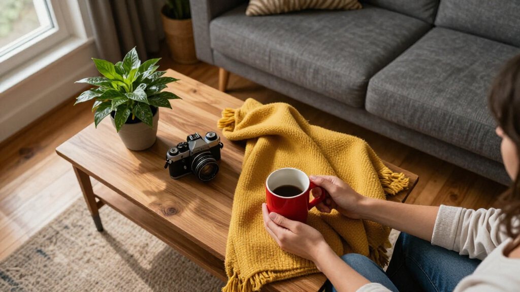 They Took A Risk On Mustard And Red — It Completely Changed This Living Room