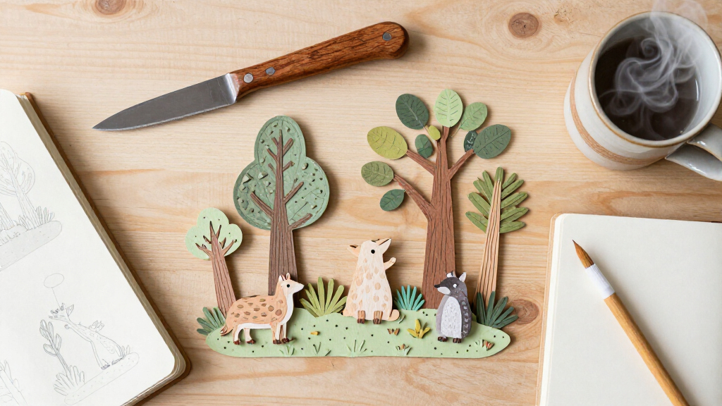 Woodland Creatures Inhabit An Imaginary World In Kanako Abe’s Intricate Paper Cuts