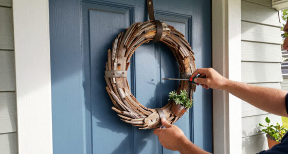 Ditch Wreaths: A More Unique Way To Decorate Your Front Door With Vintage Charm
