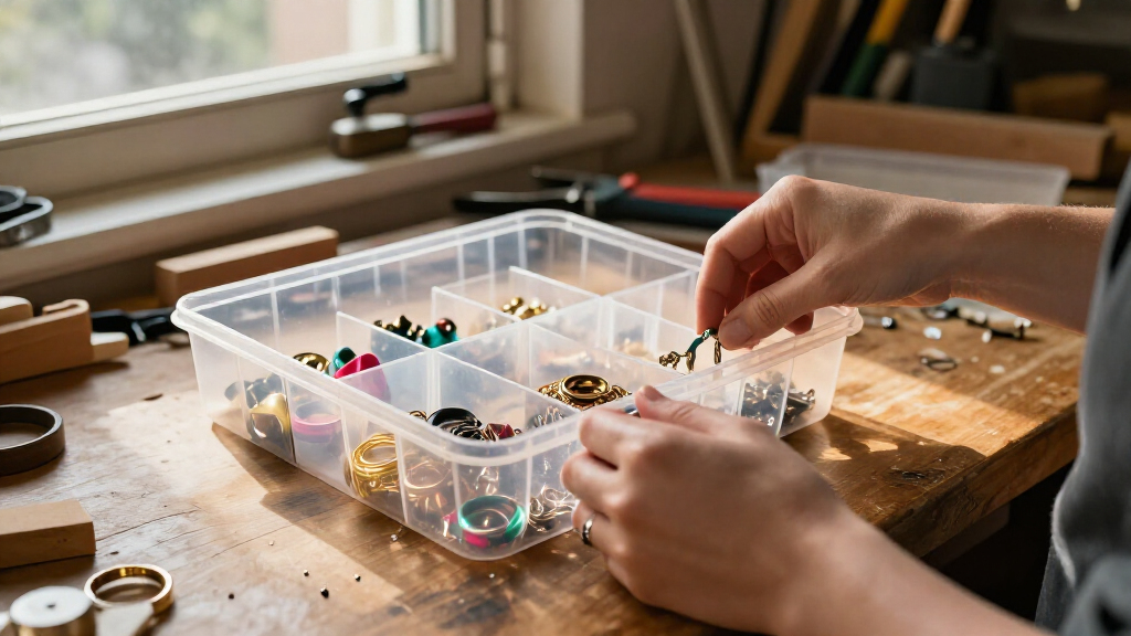 Don't Toss Your Empty Plastic Containers: The Clever Way To Organize Jewelry