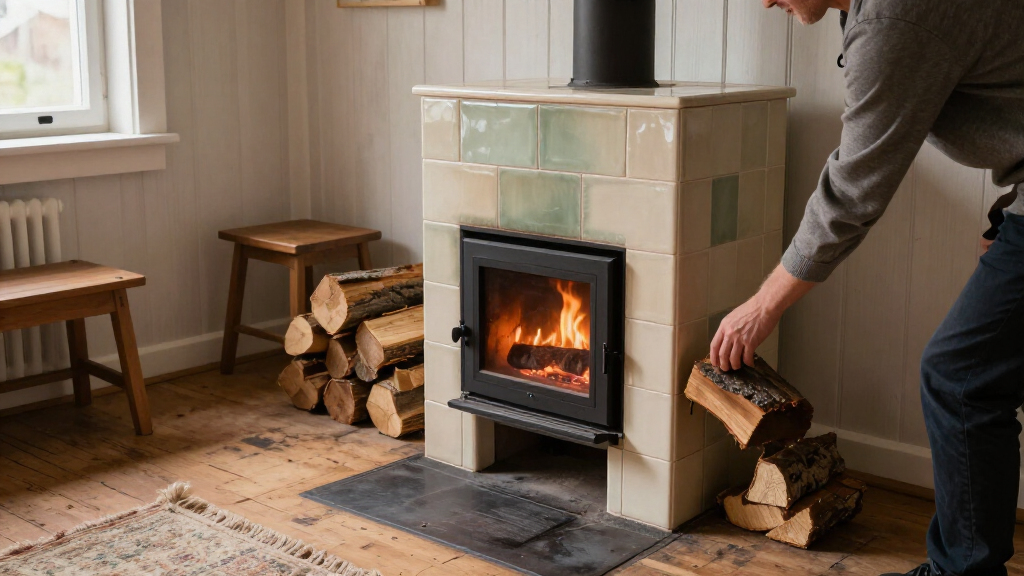 Forget Conventional Woodburners, These Centuries-Old Swedish Ceramic Stoves Aren't Just More Efficient, They Make A Better Design Centerpiece