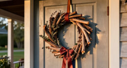 Forget Pricey Wreaths: Decorate Your Door With A Cheaper DIY That Adds A Rustic Touch