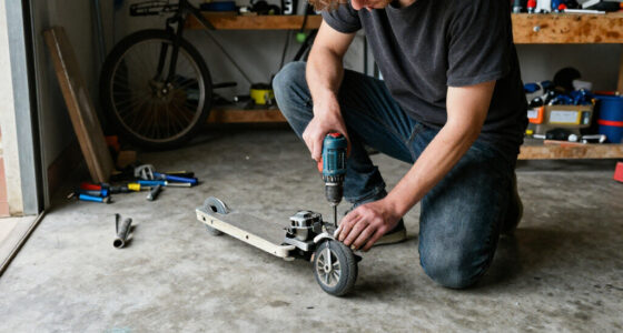 I Electrified My Push Scooter With A Power Drill