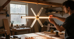In ‘Aeolus,’ DRIFT Suspends Illuminated Glass Rods In A Sculpture Of The Wind