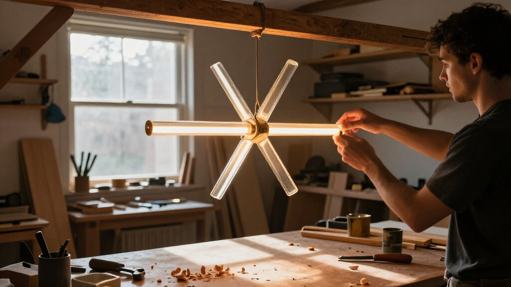 In ‘Aeolus,’ DRIFT Suspends Illuminated Glass Rods In A Sculpture Of The Wind