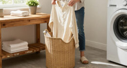 Next Has Dropped The Prettiest Laundry Hamper I've Ever Seen
