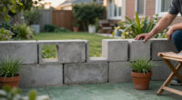 Not Fencing: How To Use Concrete Blocks To Add Privacy To A Yard Without Blocking A Breeze
